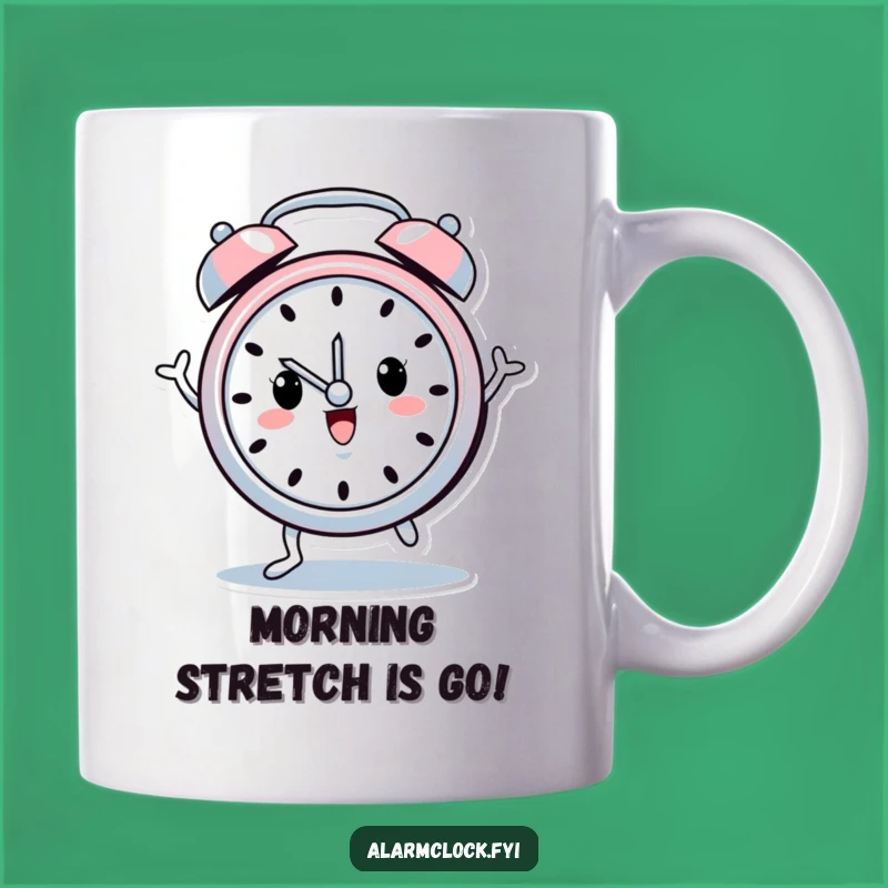 Funny Dancing Alarm Clock Mug: A Cheerful Morning Gift for Clock Lovers