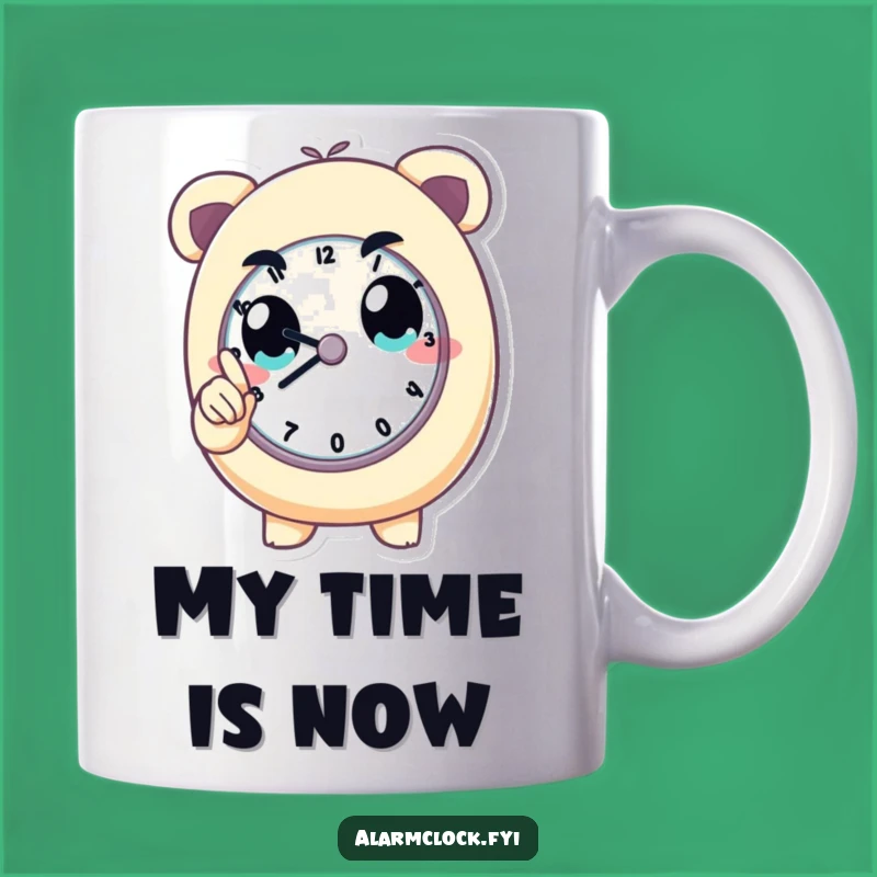 Funny Determined Clock Watcher Mug: Perfect Motivational Gift for the Punctual!