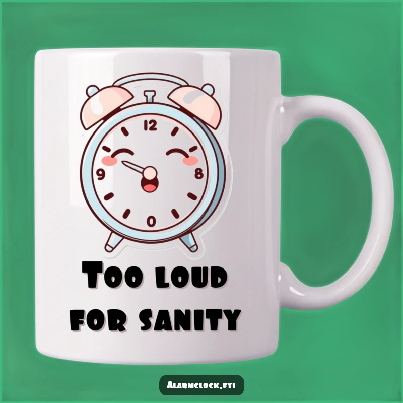 Funny Giggling Alarm Clock Mug Gift, Ear-Covering Character, Hilarious Sound Joke