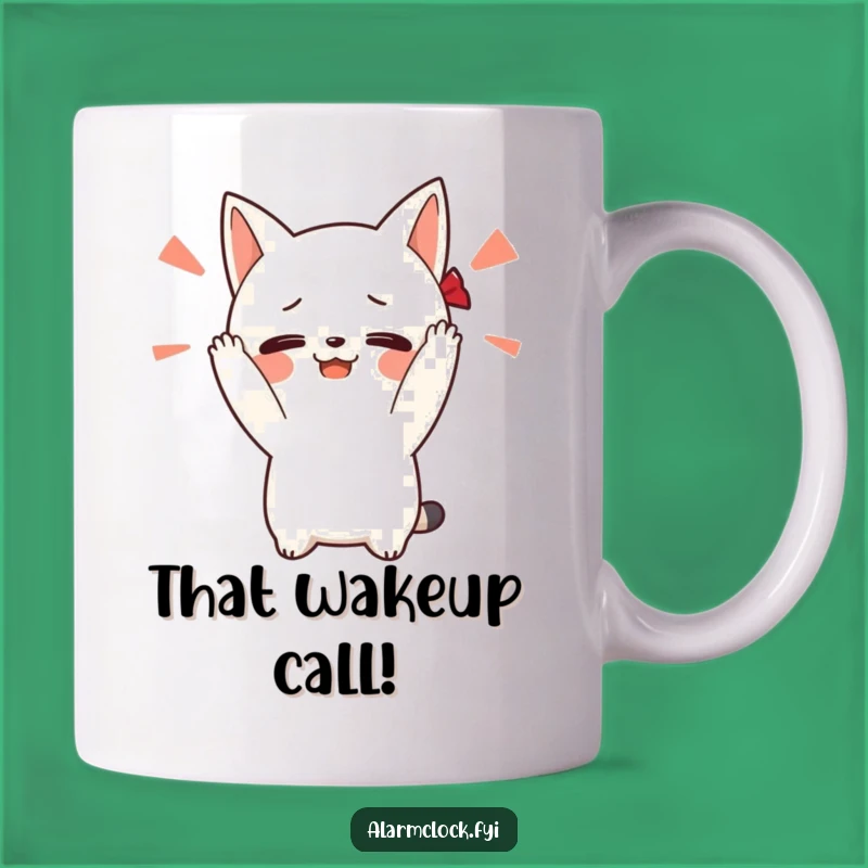 Funny Loud Alarm Character Mug - Hilarious Gift for Sensitive Sleepers
