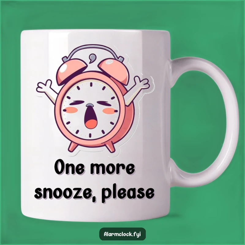 Funny Sleepy Alarm Clock Mug: The Perfect Gift for Extreme Snoozers