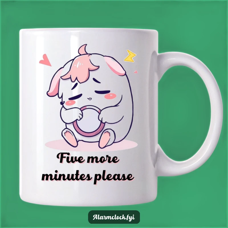 Funny Snooze Button Master Mug: Hilarious Sleepy Character Gift
