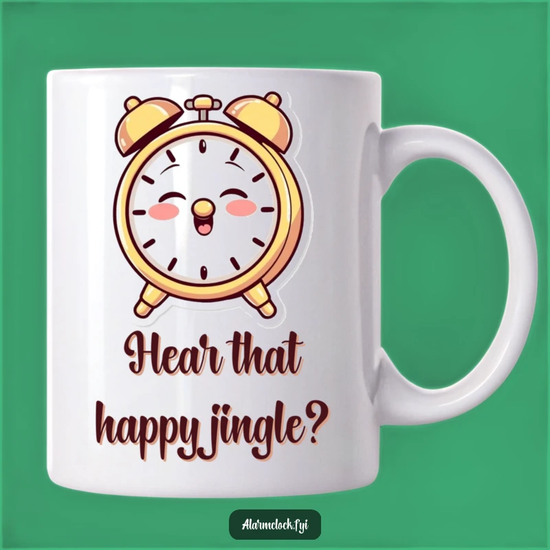 Funny Giggling Alarm Clock Mug: Mischievous Mornings Start with Laughter Gift
