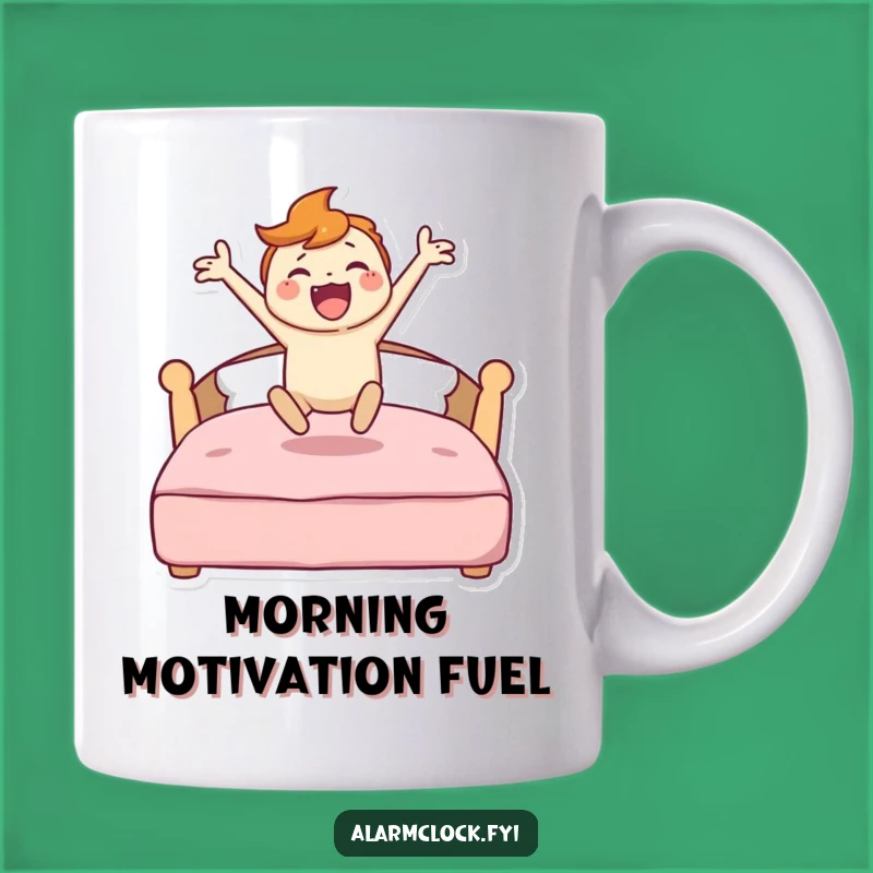 Funny Energetic Character Jumping Mug - The Perfect Hilarious Gift for Morning People