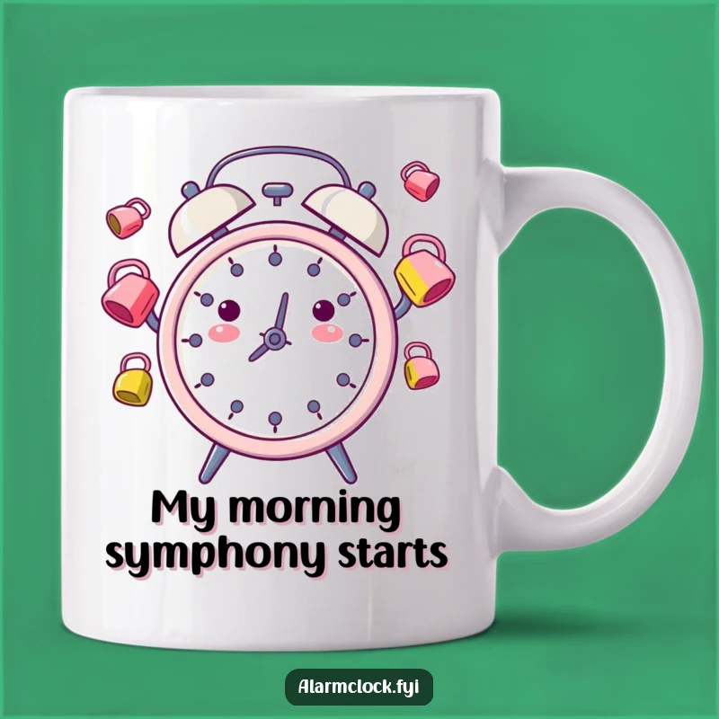 Funny Juggling Alarm Clock Mug: A Hilarious Gift for Misfits and Morning Lovers