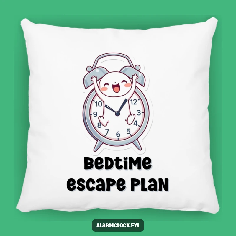 Funny Leaping Character Alarm Clock Pillow - Cozy Mornings, Hilarious Funny Gift