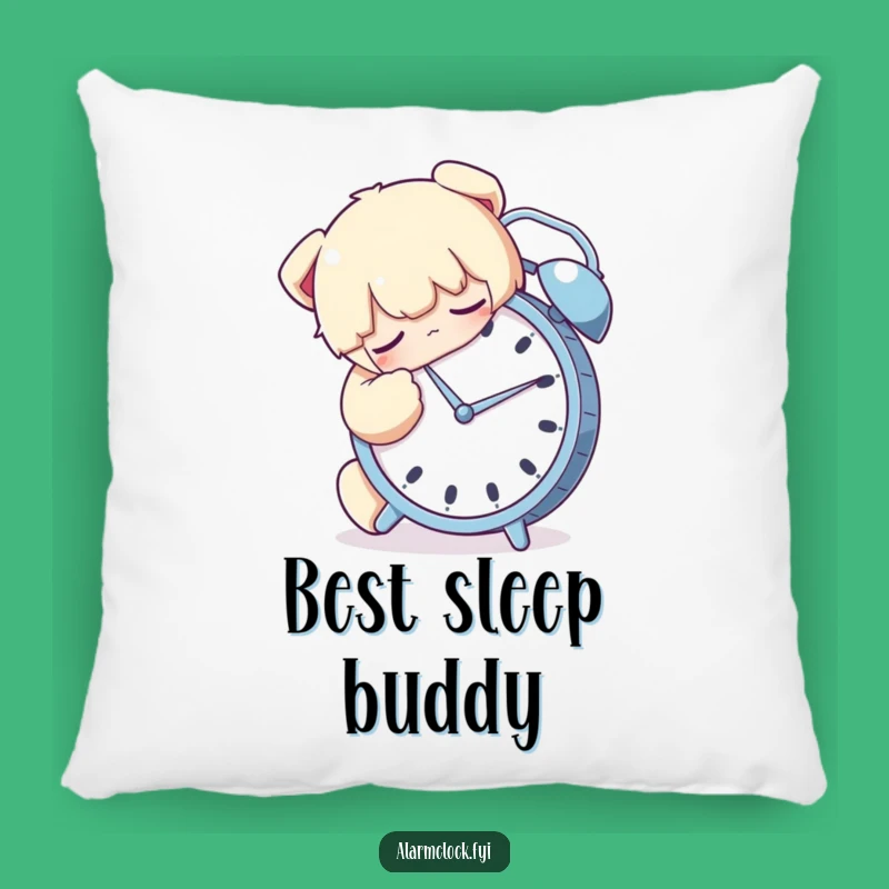 Funny Sleepy Hugging Alarm Clock Pillow - Cozy Morning Dream Comfort