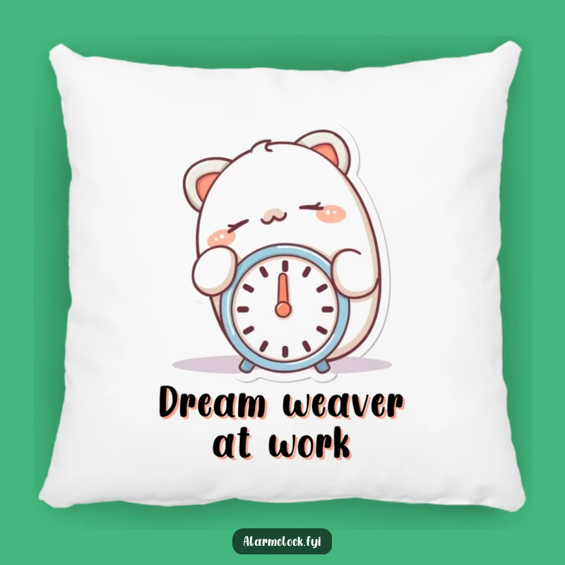 Funny Snooze Master Alarm Clock Pillow: Comfort & Calm for a Funny Gift!