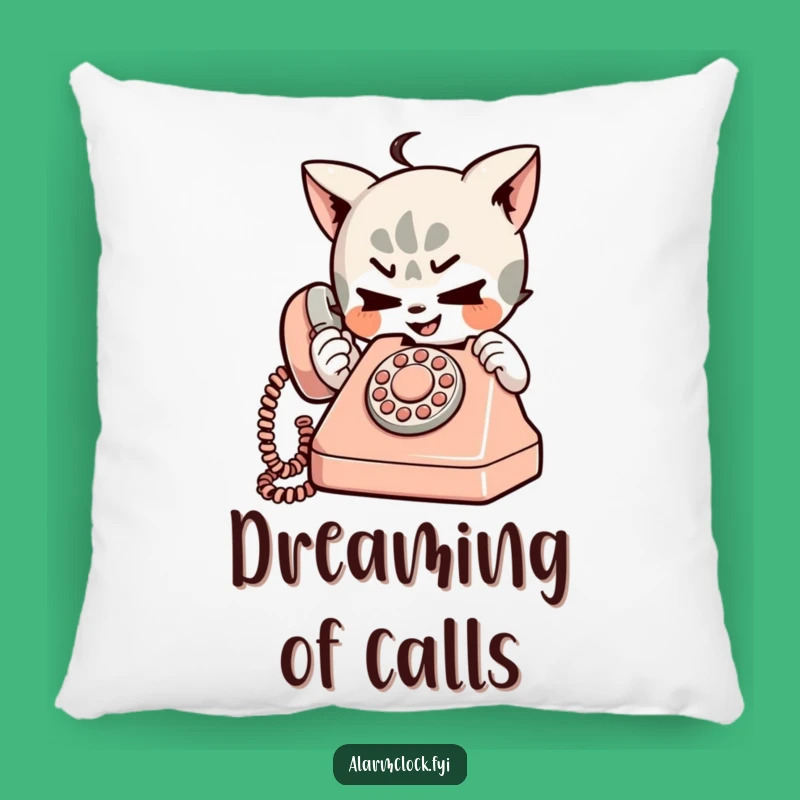 Funny Mischievous Character Pillow - Cozy & Playful Retro Phone Comfort!