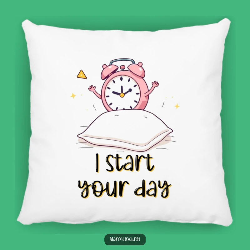 Funny Alarm Clock Pillow Bed Jump Pillow: Cozy Comfort & Hilarious Drama