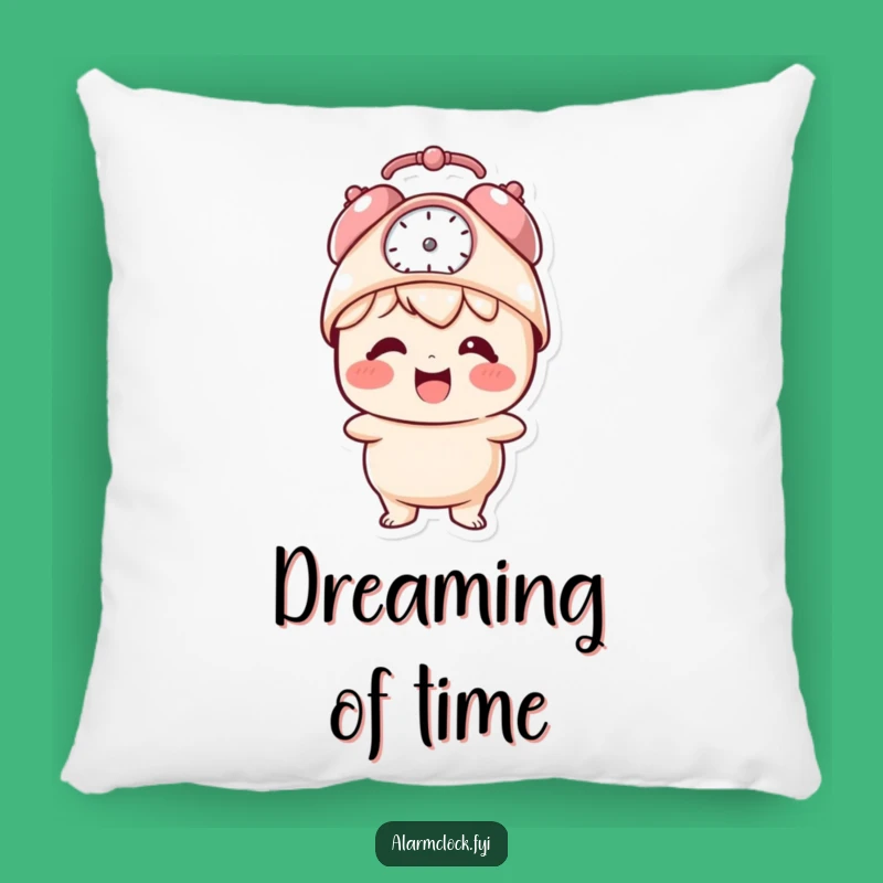 Funny Giggling Pillow: Alarm Clock Hat Character Comfort