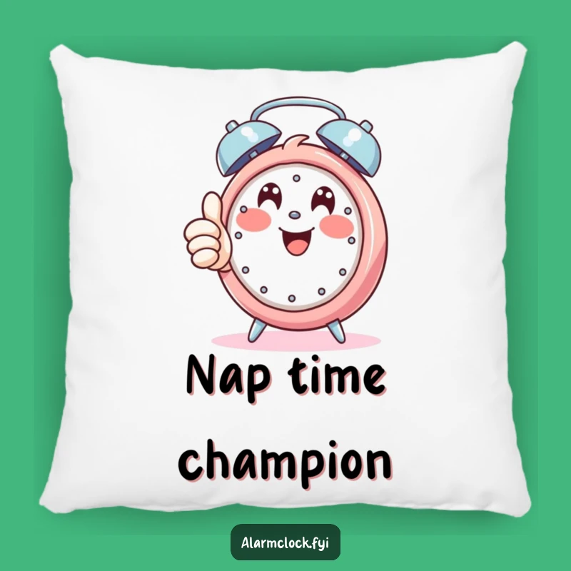 Funny Happy Dreams Pillow: Character Approves, Cozy Funny Gift