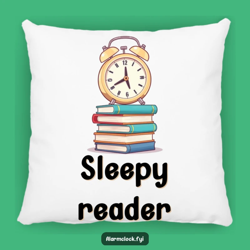 Funny Wobbly Books Alarm Clock Pillow: Cozy Comfort for Students Gift