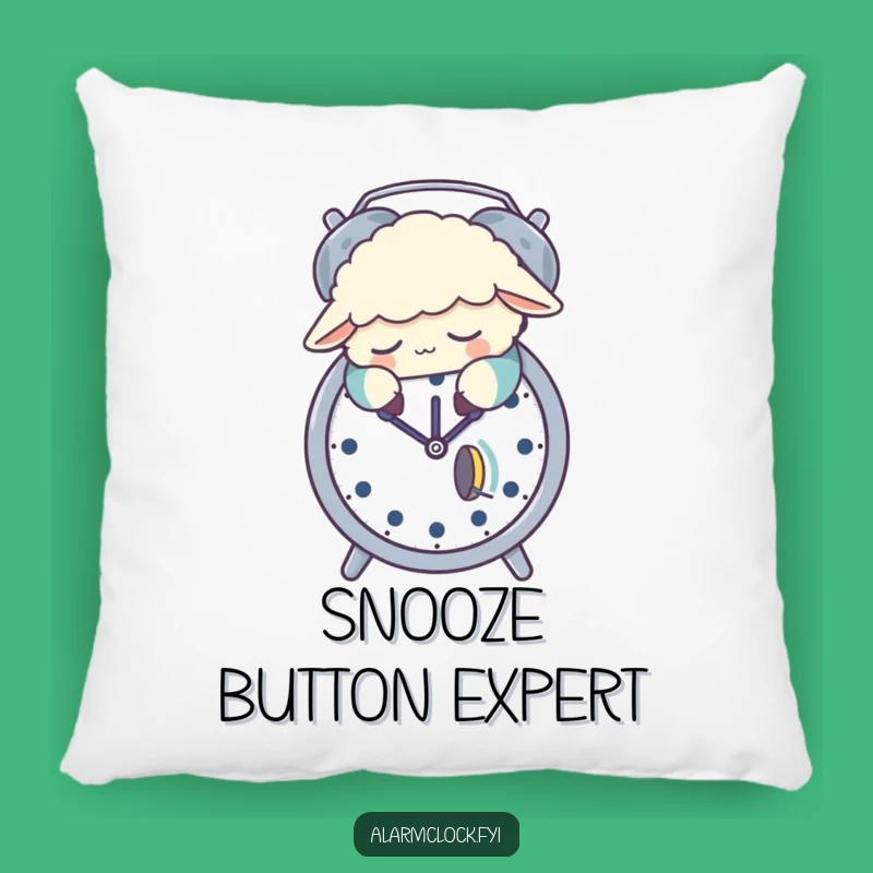 Funny Sleepy Sheep Pajama Alarm Clock Pillow: Cozy Comfort & Hilarious Nod