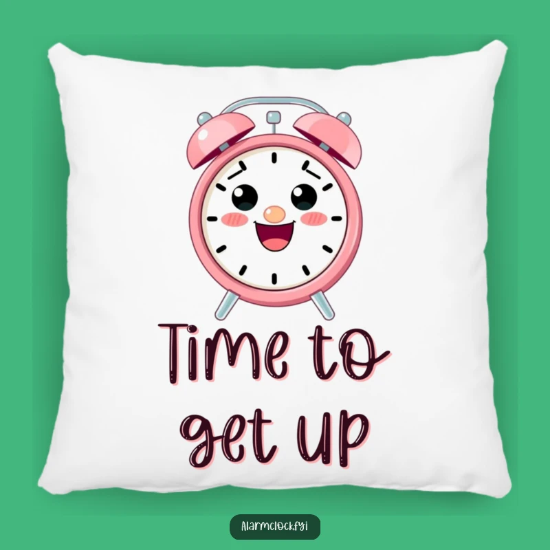 Funny Alarm Clock Pillow: Excited Character Comfort for a Hilarious Home!