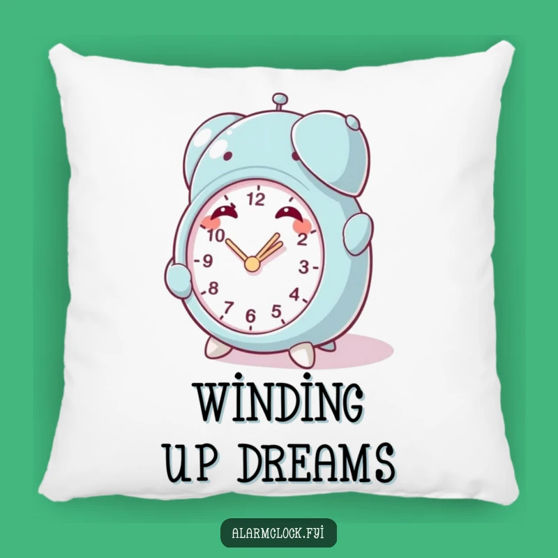 Funny Mischief Clock Pillow: Cozy Prankster Cushion, Perfect Hilarious Gift