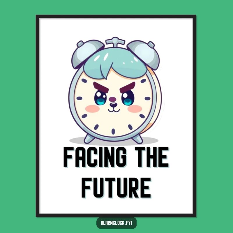 Funny Digital Art: Determined Character's Smile, Instant Download and Motivational Gift