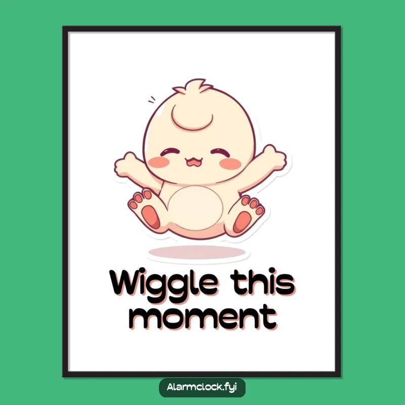 Funny Wiggling Toes Digital Art: Bring Joyful Energy to Your Walls!
