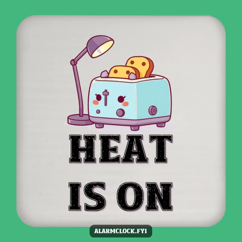 Funny Toaster Desk Lamp Toast Coaster: Protect Surfaces with Hilarious Art