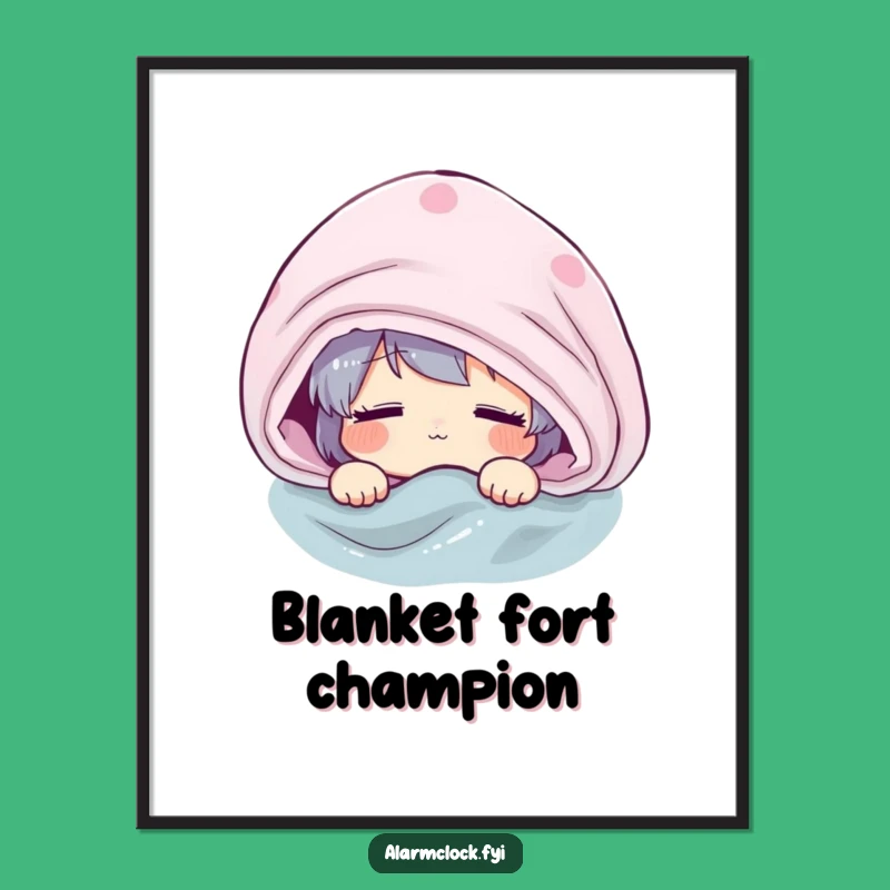 Funny Groggly Peeking Poster: Hilarious Wall Art for the Sleepy at Heart