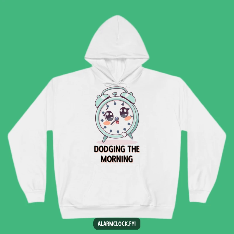 Cozy Funny Jump Aweigh Alarm Clock Hoodie: Warmth & Humor for a Funny Gift!