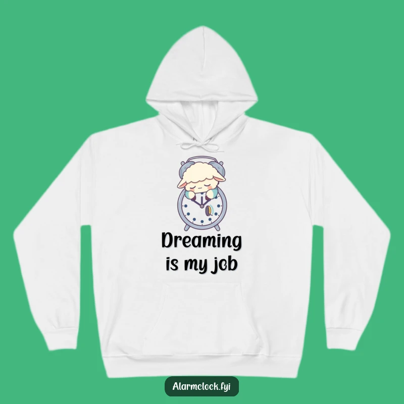 Funny Sleepy Sheep Pajama Alarm Clock Hoodie: Cozy & Hilarious Slumber Gift
