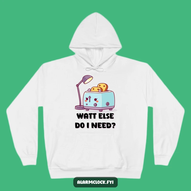 Funny Toaster Desk Lamp Toast Hoodie: Cozy & Hilarious Winter Wear Gift