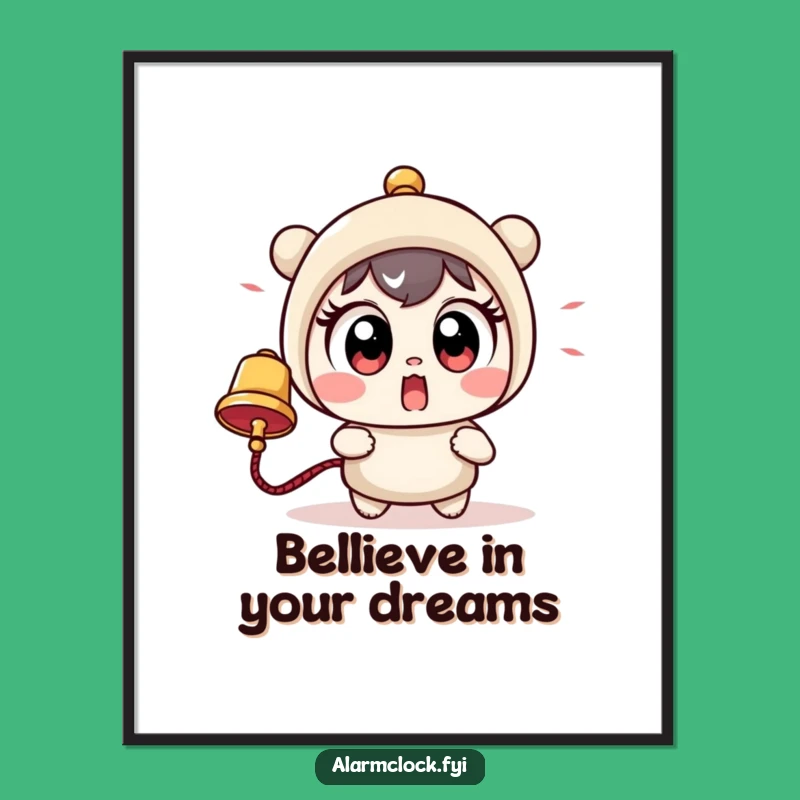 Free Printable Wall Art Funny Startled Character Cute Big Eyes Downloadable Gift