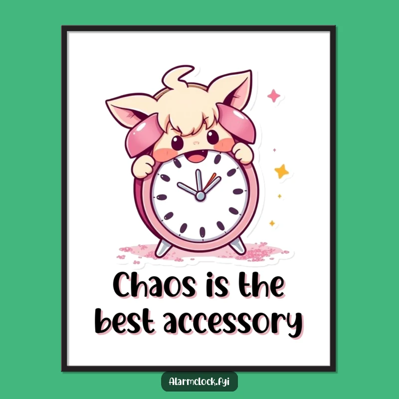 Funny Free Printable Wall Art: Glitter Saboteur, Hilarious Prank Decor