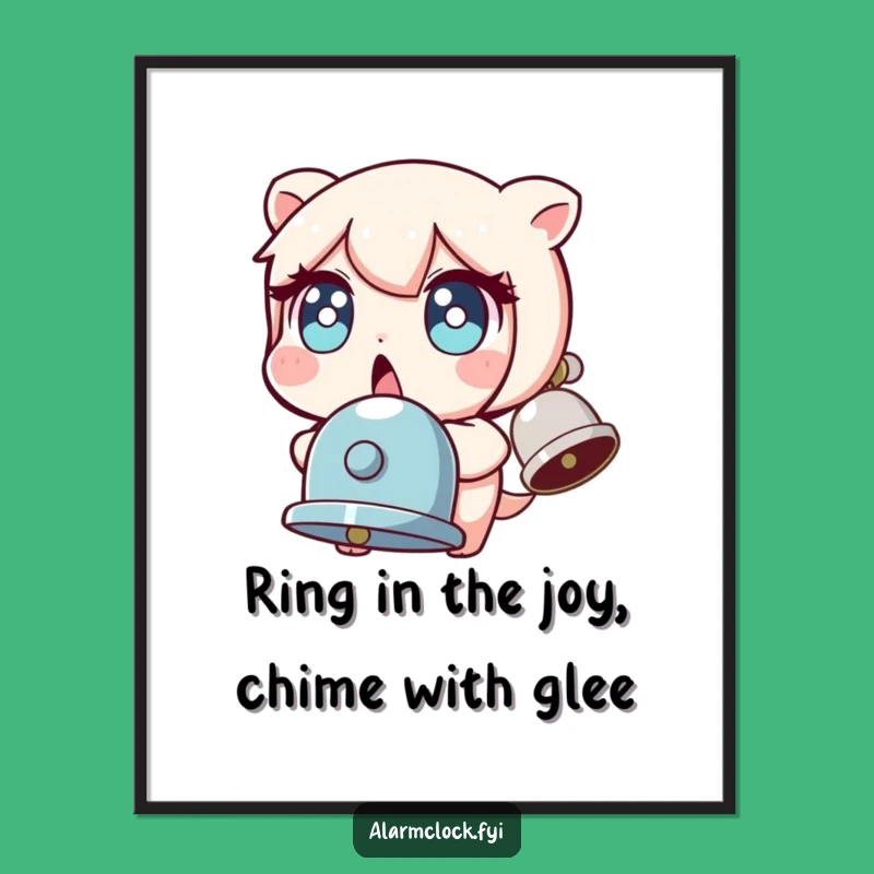 Funny Free Printable Wall Art: Surprised Bell Character Hilarious Downloadable Art