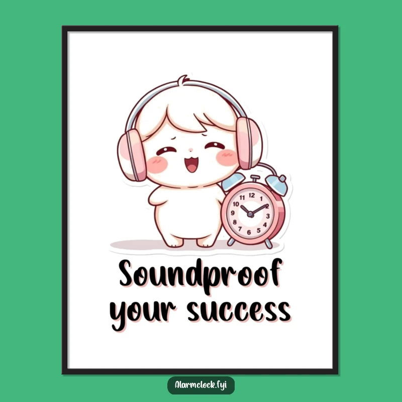 Free Printable Wall Art: Earmuff Enjoyment, Hilarious Downloadable Decor!