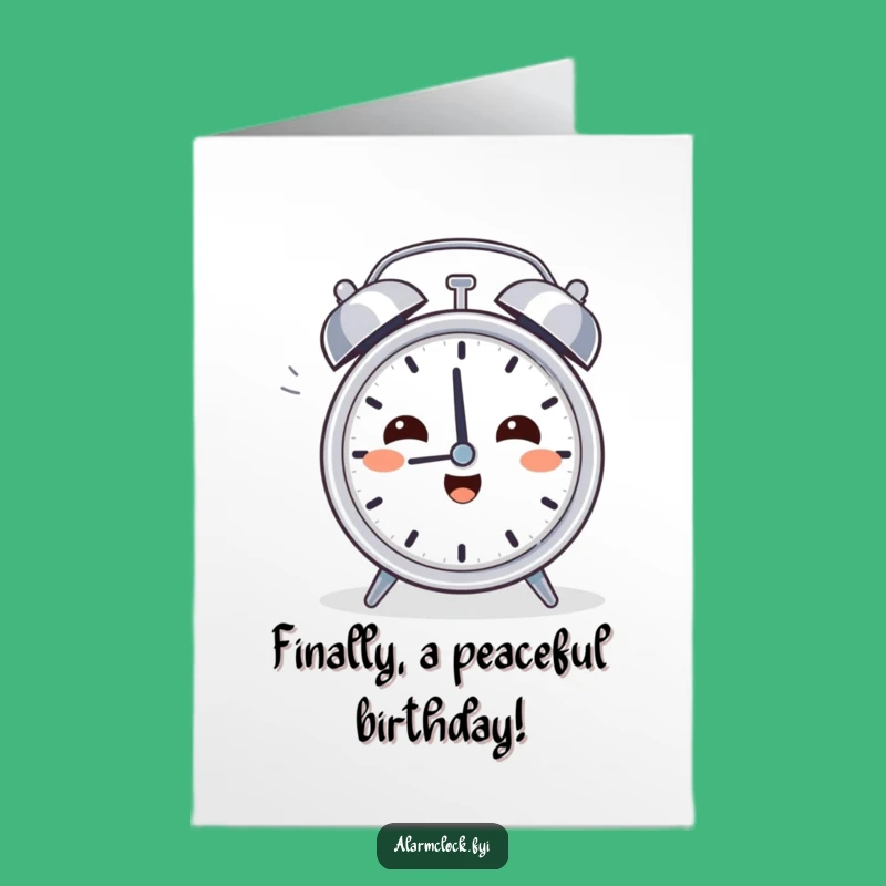 Free Printable Birthday Card: Sweet Escape from Noise - Funny Relaxing Gift
