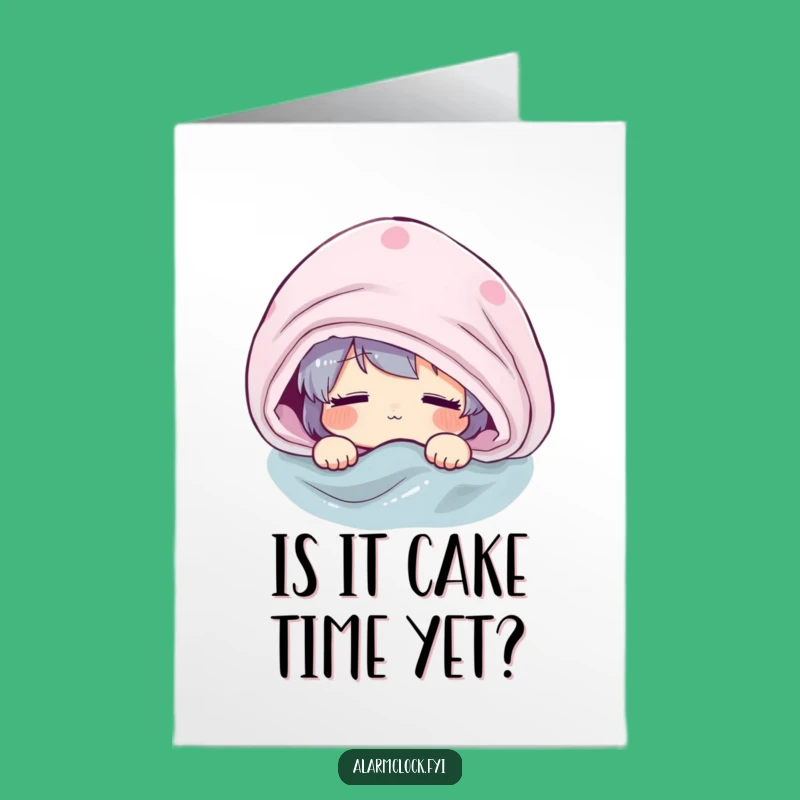 Free Printable Birthday Card: Groggly Peeking Meme for Funny Gift