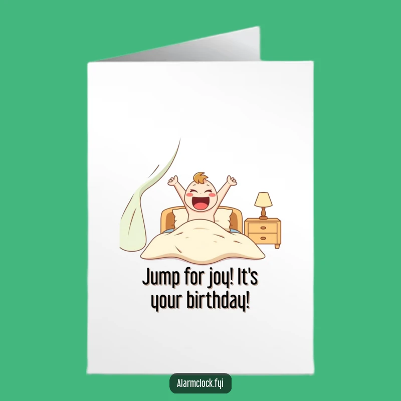 Free Printable Birthday Card: Jump Start Fun Funny Downloadable Gift