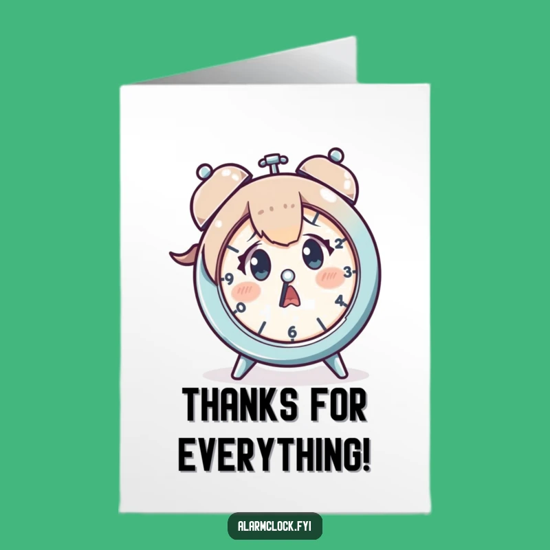 Funny Free Printable Thank You Card: Startled Character Meme for Surprise Gifts