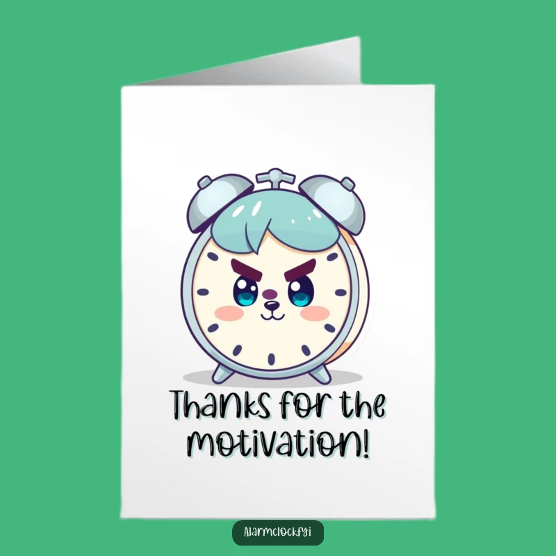 Free Printable Thank You Card: Determined Smile for a Grateful Gift