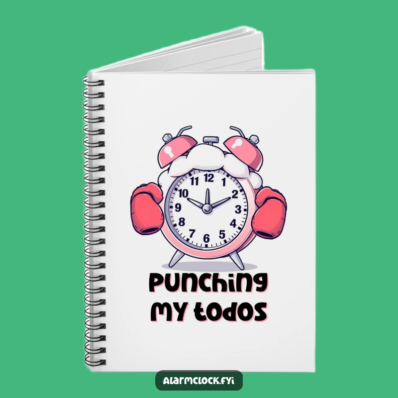 Funny Boxing Cloud Punch Notebook: Jot Down Your Morning Victories Gift