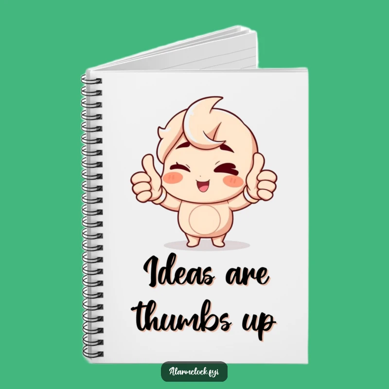 Funny Winking Character Notebook: Jot Down Your Sunny Thoughts with This Humorous Journal