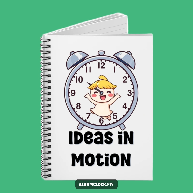 Funny Joyful Dancing Character Notebook - Log Your Happy Moments!