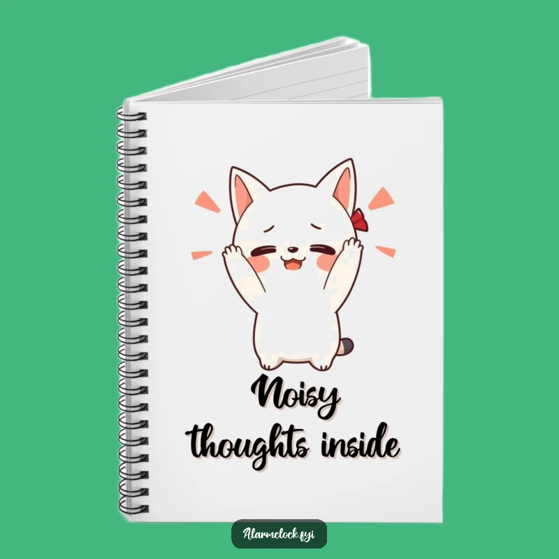 Funny Loud Alarm Character Notebook - Hilarious Gift for Quiet Thoughts