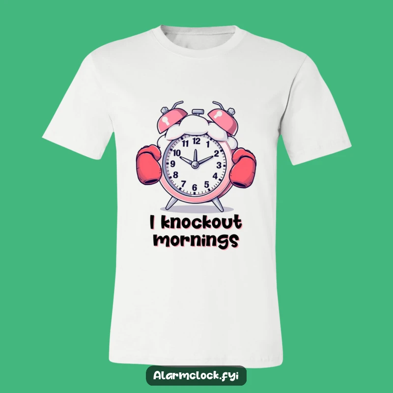 Funny Boxing Cloud Punch T-Shirt: Hilarious Morning Battle Apparel Gift
