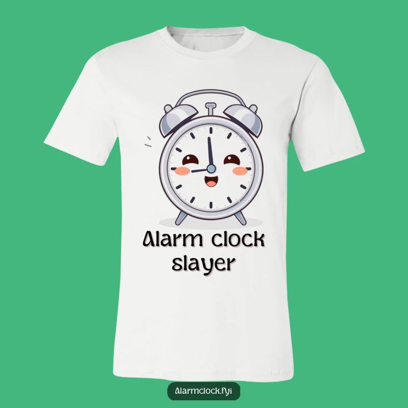 Funny Relief Clock T-Shirt: Morning Victory Tee, Hilarious Gift for Sleep Lovers