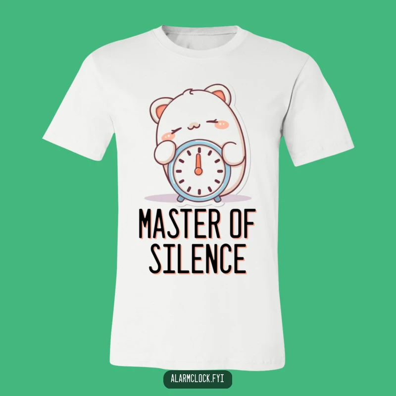 Funny Snooze Master Alarm Clock T-Shirt: Sleepy Vibes for a Funny Gift!