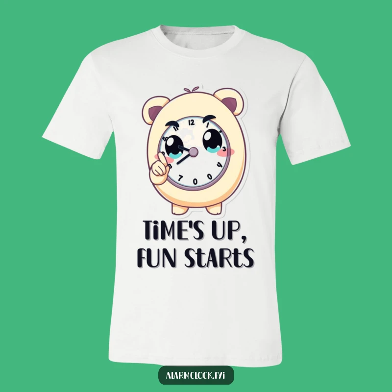 Funny Determined Clock Watcher T-Shirt: Wear Your Punctuality with Pride!