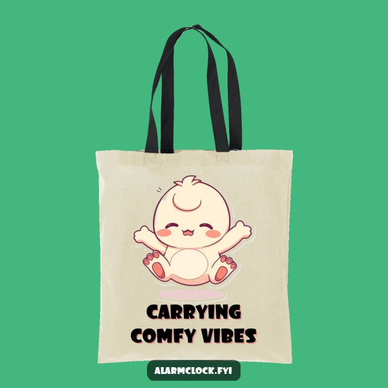Funny Wiggling Toes Tote Bag: Carry Your Joyful Energy!
