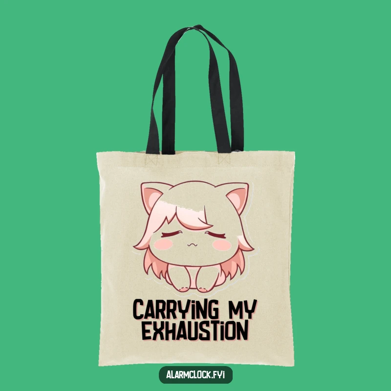 Funny Sleepy Eye Tote Bag: Carry Your Dreams (and Essentials) in Style