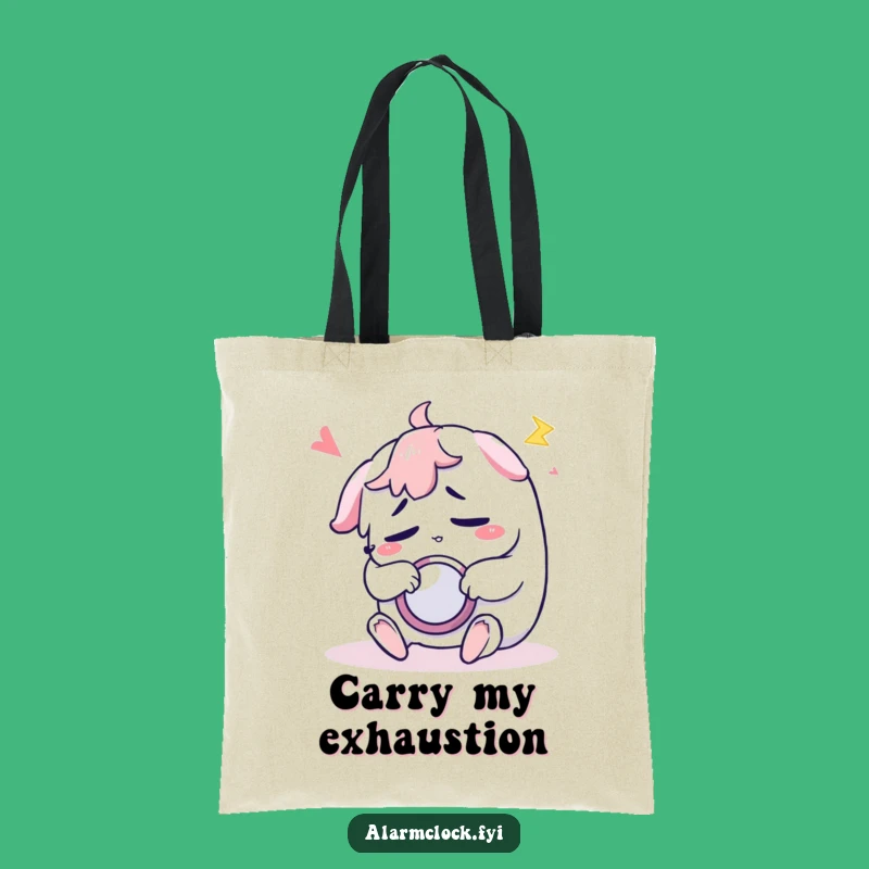 Funny Snooze Enthusiast Tote Bag: Carry Your Sleepy Vibes